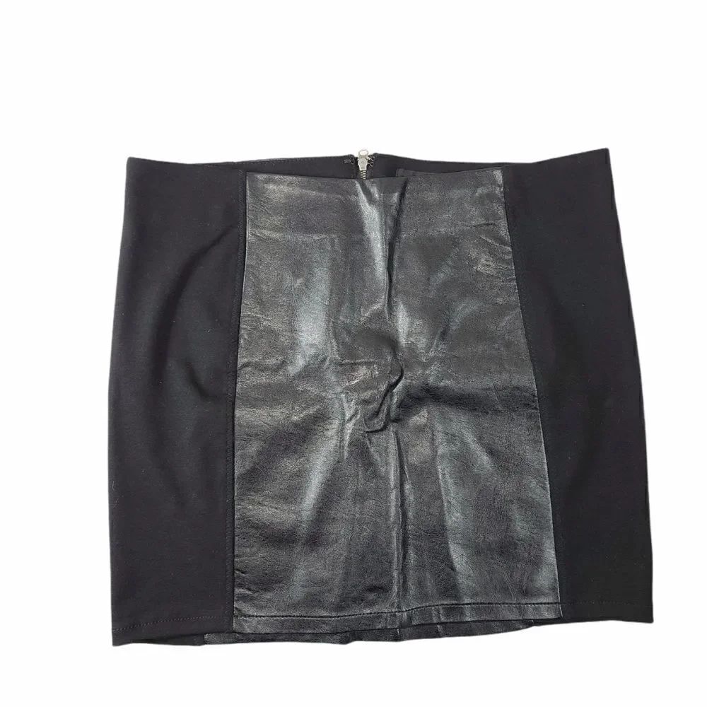 Mission Black Women's Leather Skirt